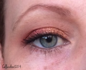 This was absolutely my favorite combination of colors from the Raining Men palette. But I'm a sucker for red and gold.