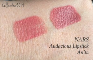 nars audacious lipstick in anita - swatch