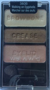 Walking on Eggshells is one of my favorites from Wet n Wild. That peach shade is stunning, and a little more unique than the brands standard fare. 